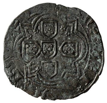 Portugal. João I (1385-1433). Real Branco Porto, Postzegels en Munten