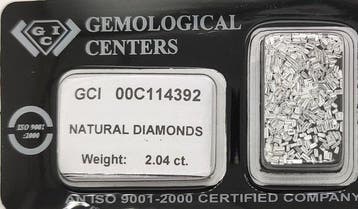 Zonder minimumprijs - 409 pcs Diamant (Natuurlijk) - 2.04 ct