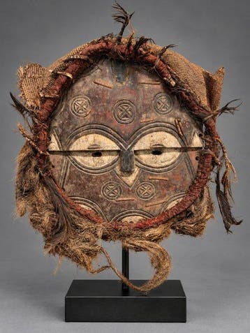 masker Kidumu van de Téke-stam (Zonder minimumprijs)