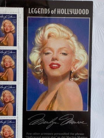 Legends of Hollywood - Marilyn Monroe - United States Postal, Verzamelen, Nieuw