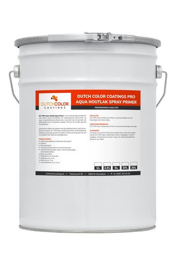 DCC PRO Aqua Houtlak Spray Primer Wit 5L, Verzenden, Nieuw, Wit