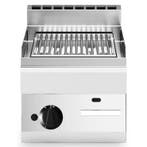 Lavasteengrill | FUN 650 | Gas | Oppervlak 320x500 (RVS) |, Verzenden, Nieuw in verpakking