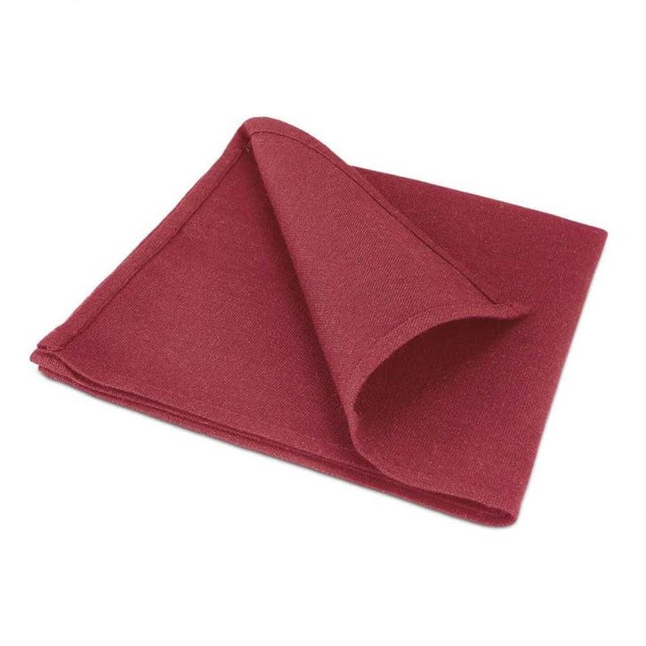Servetten Bordeaux Rood 40x40cm Katoen - Treb X, Maison & Meubles, Cuisine | Linge de cuisine, Envoi