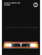 1983 LANCIA DELTA HF TURBO BROCHURE NEDERLANDS