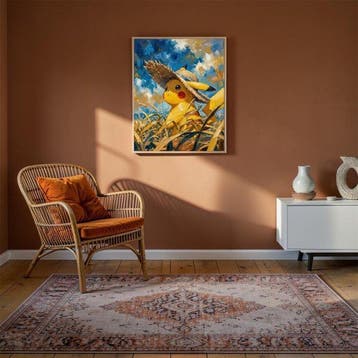 Naro - Canvas [L] - Pikachu in the Summer Fields, Nieuw