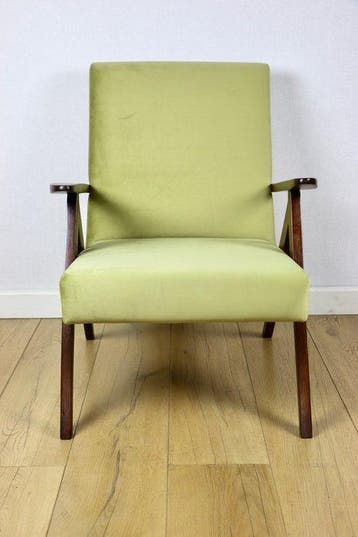 Lounge stoel - fauteuil - Beuken - Vintage stoel B-310 Var