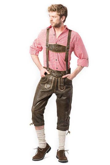 Lederhose Lang Retro, Verzenden