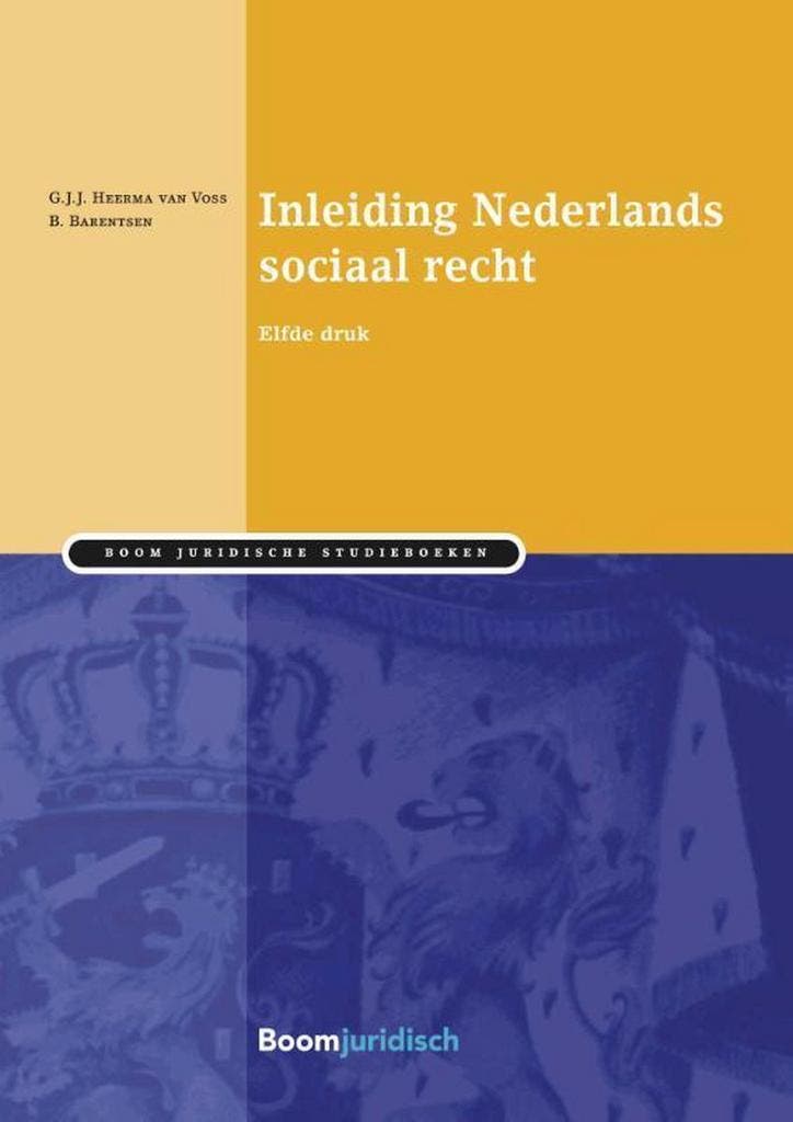 Inleiding Nederlands sociaal recht 9789462901841, Boeken, Studieboeken en Cursussen, Zo goed als nieuw, Verzenden