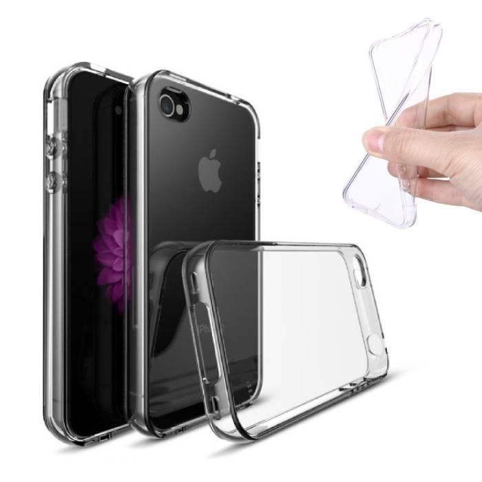 iPhone 4S Transparant Clear Case Cover Silicone TPU Hoesje, Télécoms, Téléphonie mobile | Housses, Coques & Façades | Apple iPhone