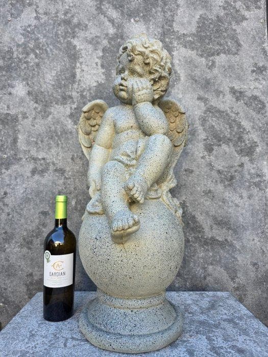 Beeldje - Putto - Composiet, Antiek en Kunst, Curiosa en Brocante