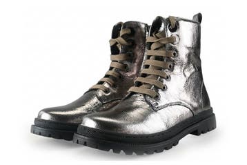 Shoesme Veterboots Meisjes in maat 34 Zilver, Verzenden, Schoenen