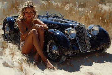 CoCo - Convertible and a Blonde Beauty - XXL