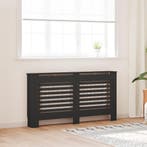 vidaXL Radiatorombouw 152x19x81,5 cm MDF zwart, Verzenden, Nieuw