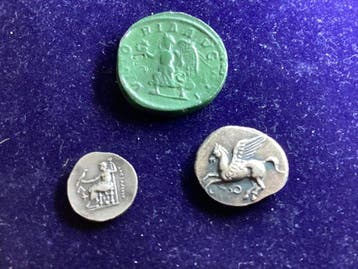 Replica Romeins / Grieks Zilver, Brons munten