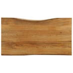 Tafelblad Mangohout 120x60cm | Retour Deal | 29% Korting, Huis en Inrichting, 100 tot 150 cm, Verzenden, Rustiek, Nieuw