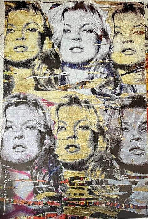 Mr Brainwash (1966) - Kate Moss Multiple and Queen Aviator, Antiquités & Art, Art | Objets design