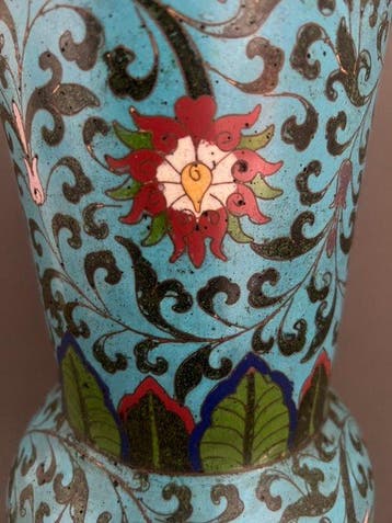 Cloisonné - emaille - Cuivre - Chine - Dynastie Qing