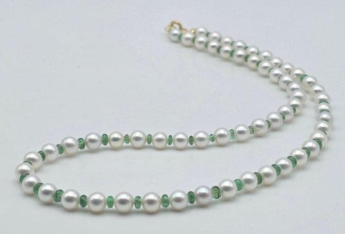Zonder minimumprijs - Halsketting - 18 karaat Geel goud, Bijoux, Sacs & Beauté, Colliers