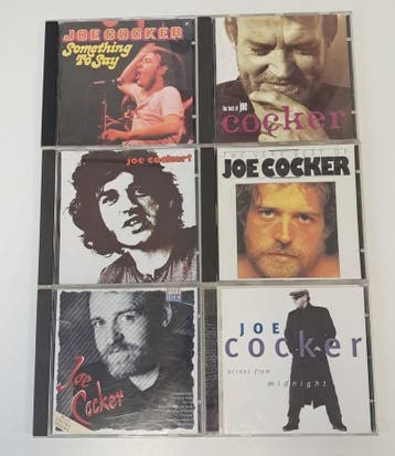 Verzameling van 6 Joe Cocker CD's Collectie, Verzenden