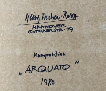 Heinz Fischer-Roloff (1923-2004) - ARQUATO