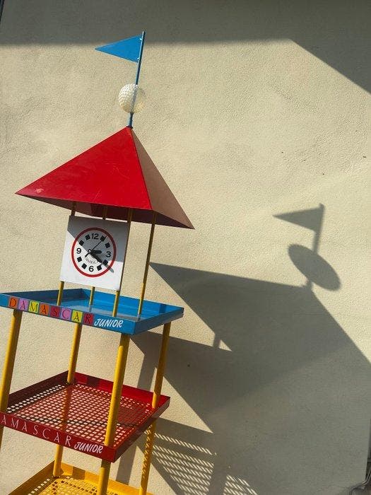 POS Damascar - Gruppo Memphis - Bibliothèque - Junior - Fer,, Antiquités & Art, Curiosités & Brocante