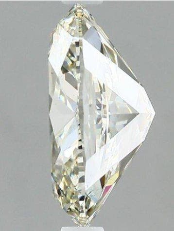 1 pcs Diamant (Natuurlijk) - 3.00 ct - Ovaal - K - SI1 -, Nieuw