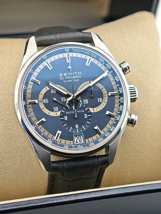 Zenith - El Primero Charles Vermot Limited Edition - Sans, Handtassen en Accessoires, Horloges | Heren
