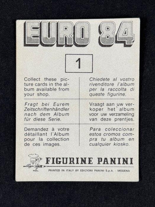 1984 Panini #1 Euro 84 - Mascotte: Peno - 1 Sticker - Near, Collections, Autocollants
