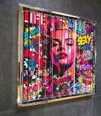 Elmago - Marilyn pop icon graff codebarre(large)