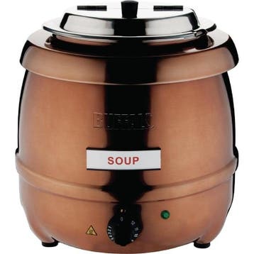 Soepketel koperkleurig 10 liter | 37,5(h)x33(Ø)cm Buffalo, Verzenden, Nieuw in verpakking