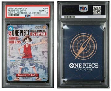Bandai - 1 Graded card - One Piece P-055 - PSA 10, Nieuw