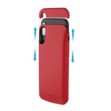 iPhone XS Max 5000mAh Slim Powercase Powerbank Oplader, Verzenden