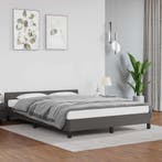 vidaXL Bedframe met hoofdeinde zonder matras 140x190 cm, Verzenden