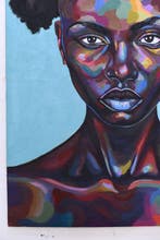 Damola Ayegbayo - Free but hungry 7, Antiek en Kunst