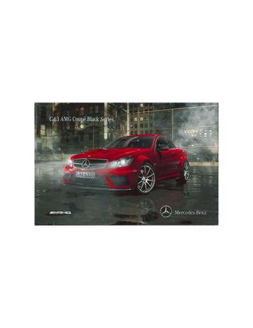 2012 MERCEDES BENZ C 63 AMG BLACK SERIES BROCHURE DUITS