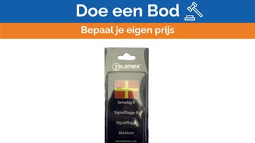 Bieden: Talamex 27503318 Maritieme Signaalvlag, Ophalen of Verzenden, Nieuw