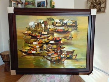 Duc Hoa Nguyen (1957) - Mercato Galleggiante