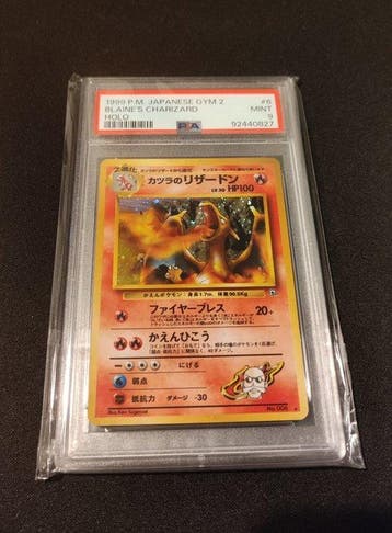 Pokémon - 1 Graded card - Dracaufeu #6 Foil - PSA 9 -