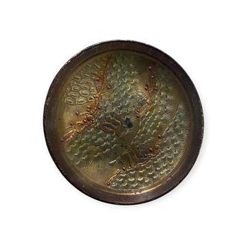 Decoratief dienblad - dennenmotief - Japan - Geëmbosseerde