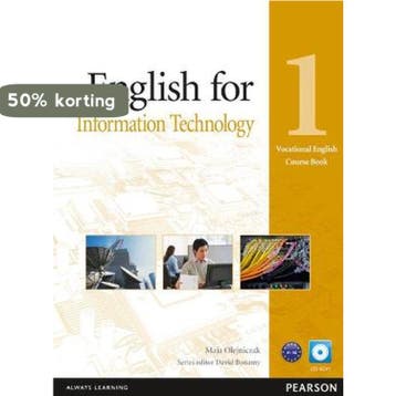 English for Information Technology 1 Course Book (Vocational, Verzenden, Zo goed als nieuw, Maja Olejniczak