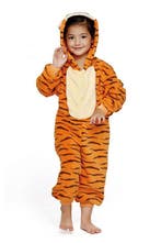 Onesie Tijger Pak Kostuum Oranje 146-152 Tijgertje Tijgerpak, Ophalen of Verzenden, Nieuw