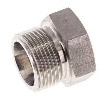 16S Bouchon de fermeture en acier inoxydable pour tubes 400, Bricolage & Construction, Verzenden
