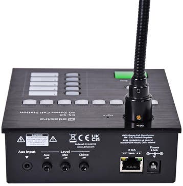 Adastra CS-5X Oproepstation/microfoon Voor RX45 Audiomatrix, Muziek en Instrumenten, Nieuw