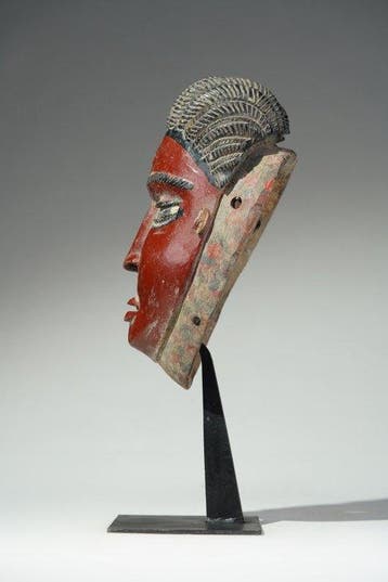 Een houten masker - Agni - Ivoorkust (Zonder minimumprijs)