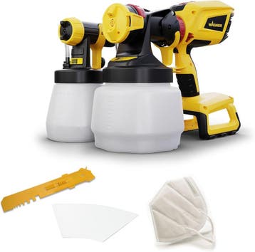 Wagner W 600 Accu Verfspuit | -35% Retour deal | Sla toe!, Verzenden, Verfspuit of Verfpomp
