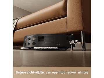 Mova -  V50 Ultra - Robostofzuiger Met Mop-functie  - Zwart, Verzenden, Nieuw, Reservoir, Minder dan 1200 watt