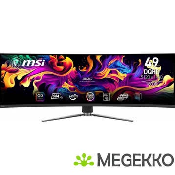 MSI MPG 491CQP 49  Ultrawide Quad HD QD-OLED 144Hz Gaming, Verzenden, Nieuw