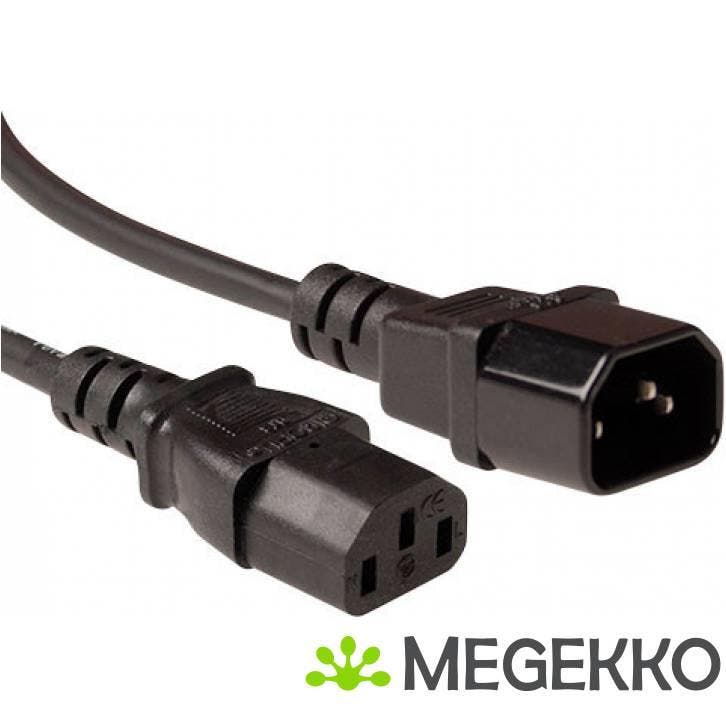ACT Netsnoer LSZH C13 - C14 zwart 5 m, Computers en Software, Overige Computers en Software, Nieuw, Verzenden