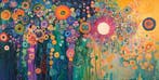 Felix van Horst - Dancing Petals (XXL), Antiquités & Art