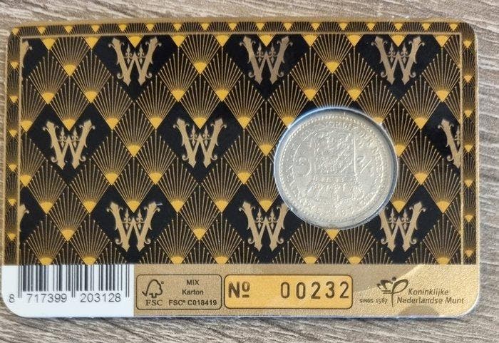 Nederland. 1913 / Historische coincard zilveren ½ Gulden, Postzegels en Munten, Munten | Nederland